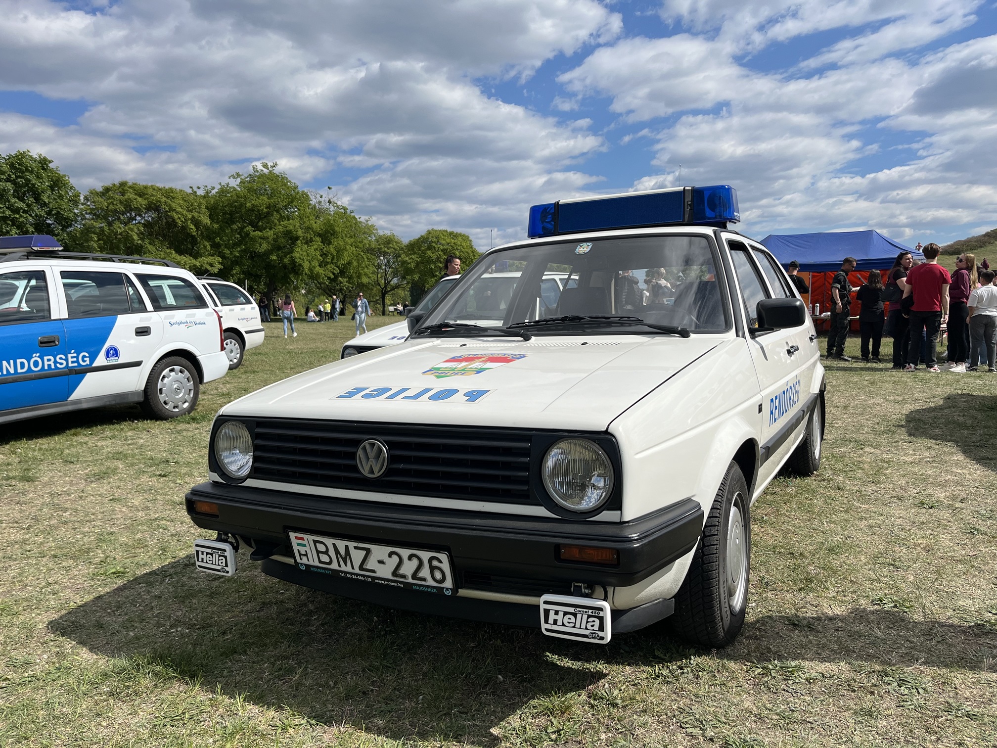 VW Golf II. Rendőrségi