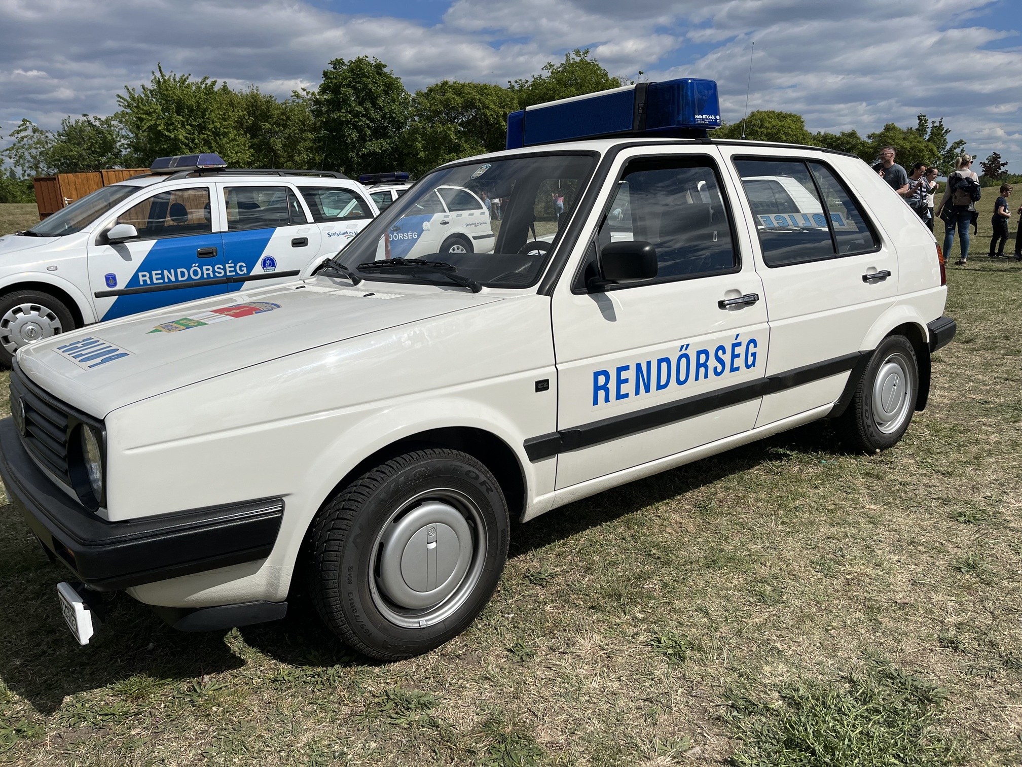 VW Golf II. Rendőrségi