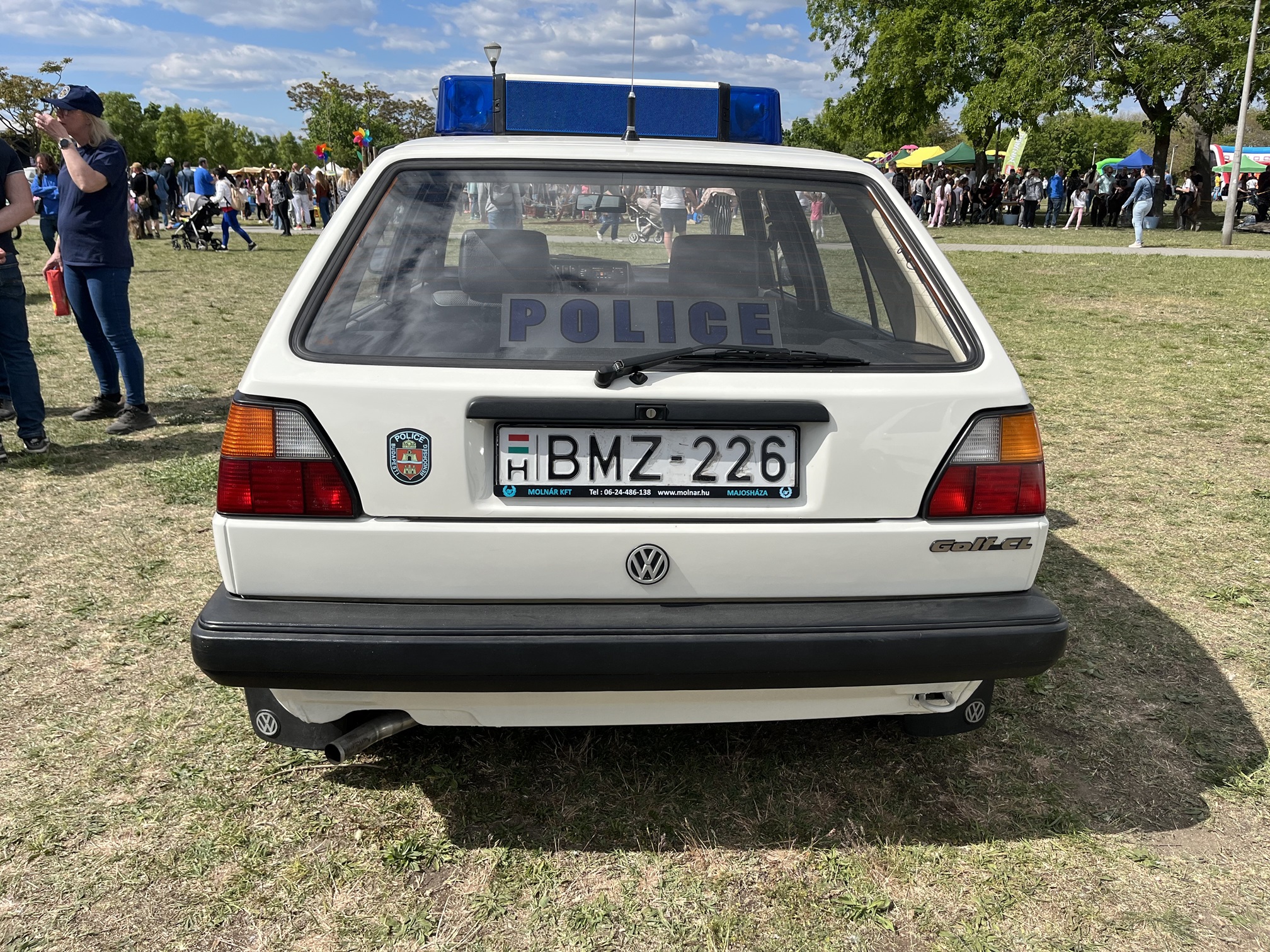 VW Golf II. Rendőrségi